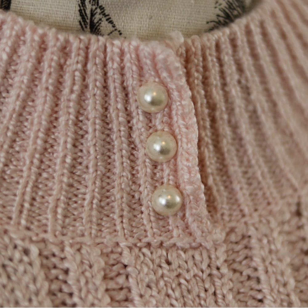 Pink Karen Scott knit sweater - Picture 2 of 5